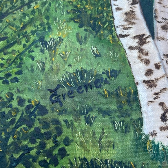 Water Mill Painting, Framed 16x20 - Picture 6 of 8